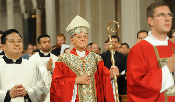 Cardinal Wuerl in the Mass of the Holy Spirit